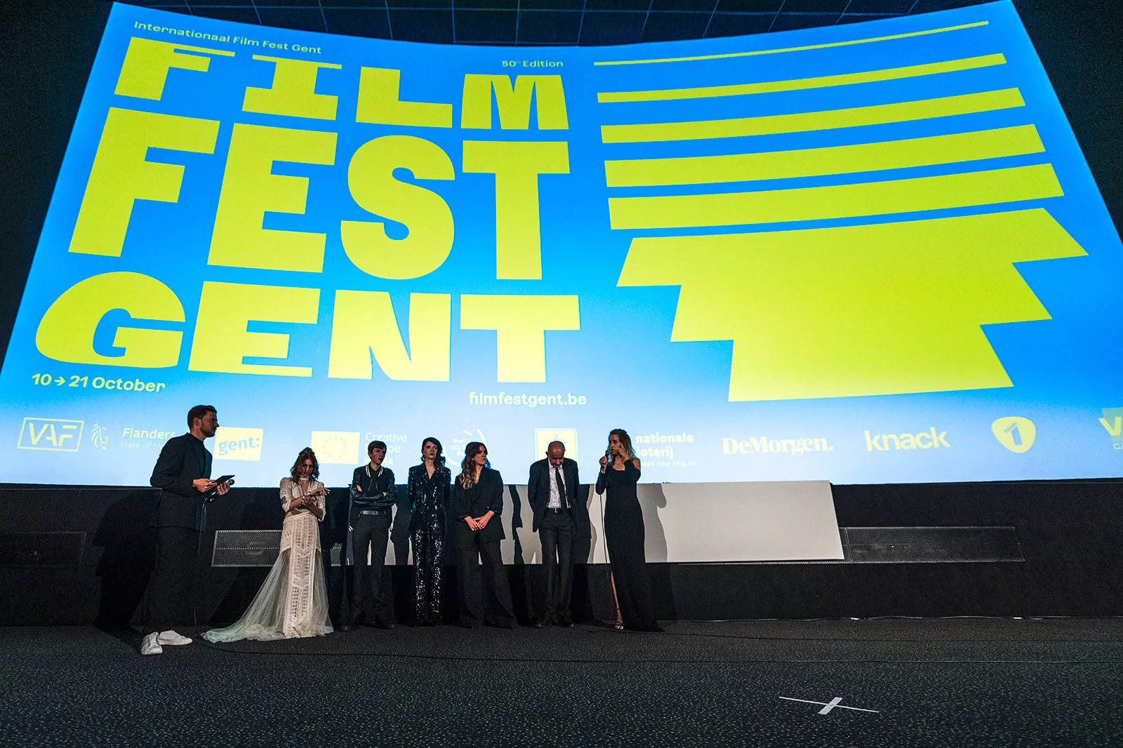 Film Fest Gent, podium met sprekers