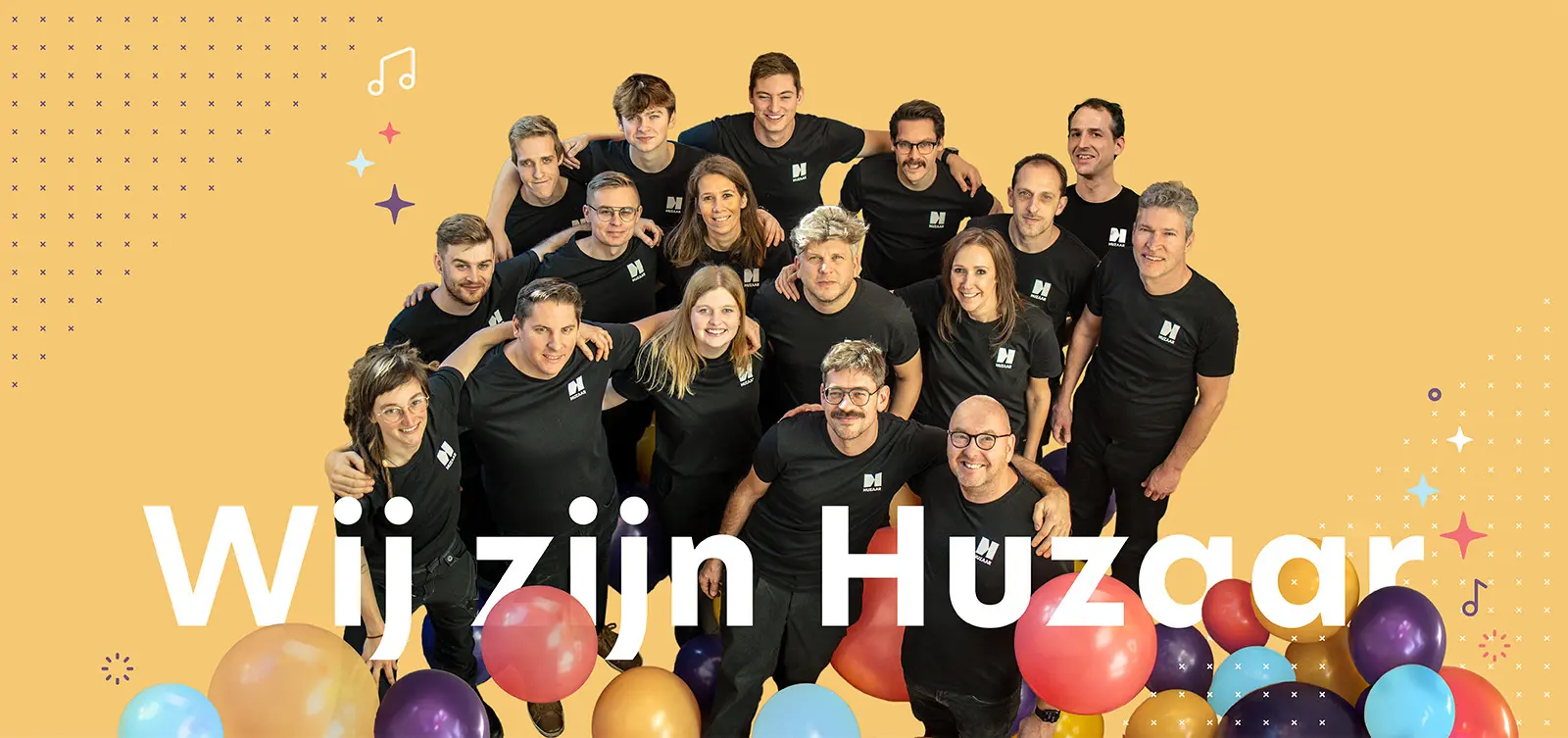 Wij zijn Huzaar - een foto van het Huzaar team