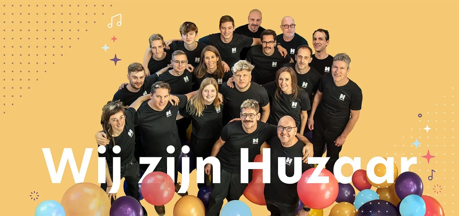 Wij zijn Huzaar - een foto van het Huzaar team